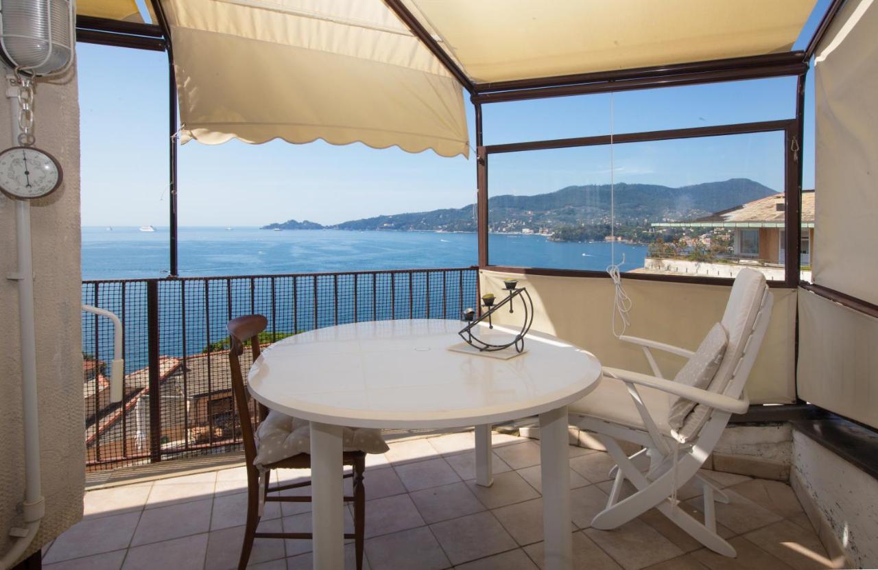 Nautilus Vista Mare Mozzafiato A 180 Gradi- Posto Auto Privato - 2 Camere Matrimoniali Piu 1 Divano Letto Singolo-Sky,Netflix-Wifi 200Mg Rapallo Exterior foto