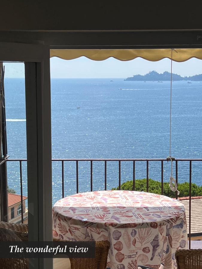 Nautilus Vista Mare Mozzafiato A 180 Gradi- Posto Auto Privato - 2 Camere Matrimoniali Piu 1 Divano Letto Singolo-Sky,Netflix-Wifi 200Mg Rapallo Exterior foto