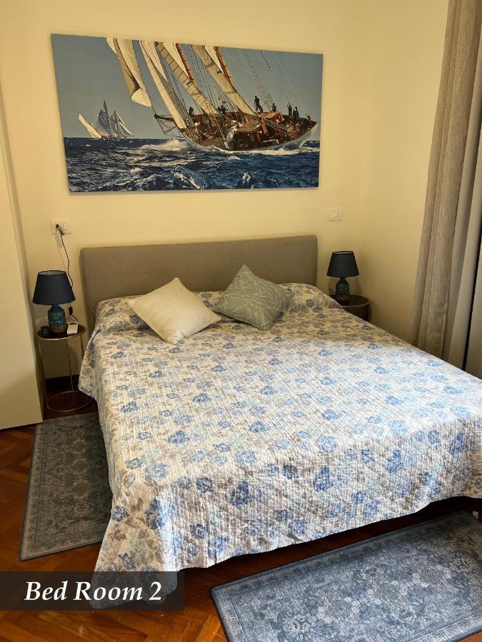 Nautilus Vista Mare Mozzafiato A 180 Gradi- Posto Auto Privato - 2 Camere Matrimoniali Piu 1 Divano Letto Singolo-Sky,Netflix-Wifi 200Mg Rapallo Exterior foto
